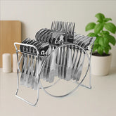 Cutlery Set, Storage Stand (24 Pc)